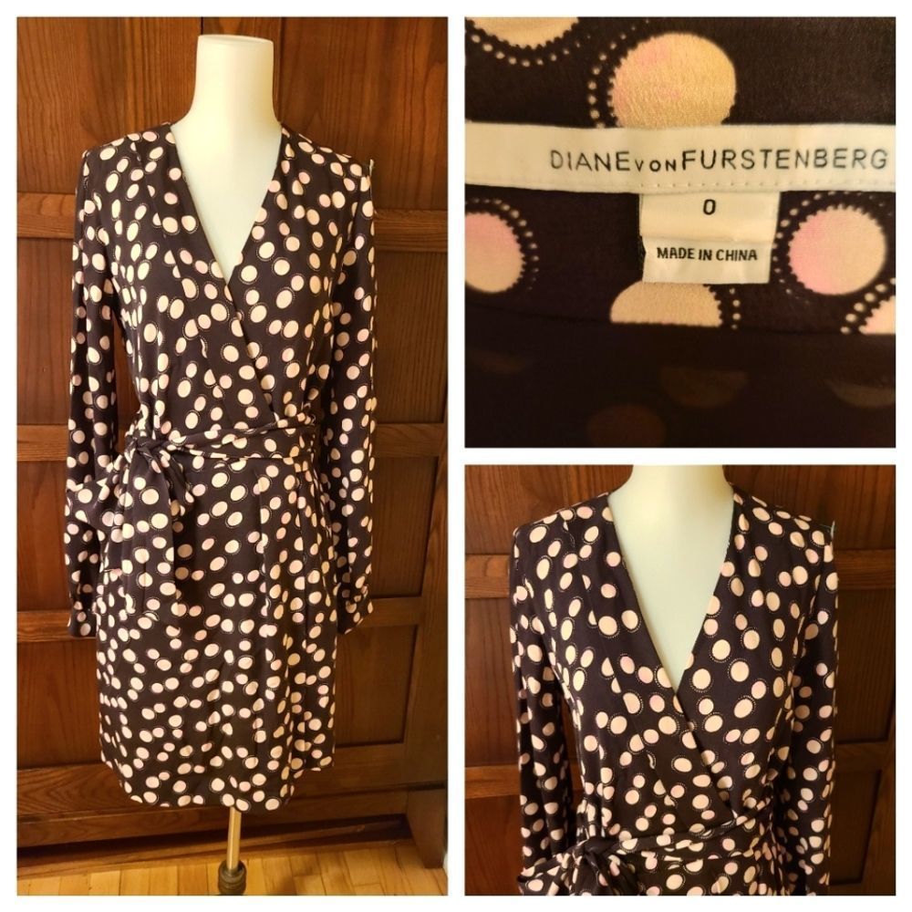 DVF Silk Lily Crepe Dress